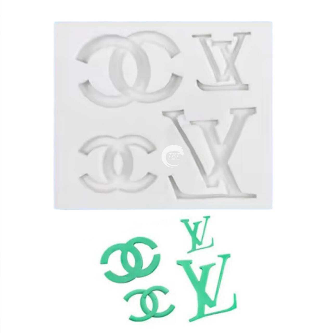 Channel And Louis Vuitton Silicone Fondant Mold
