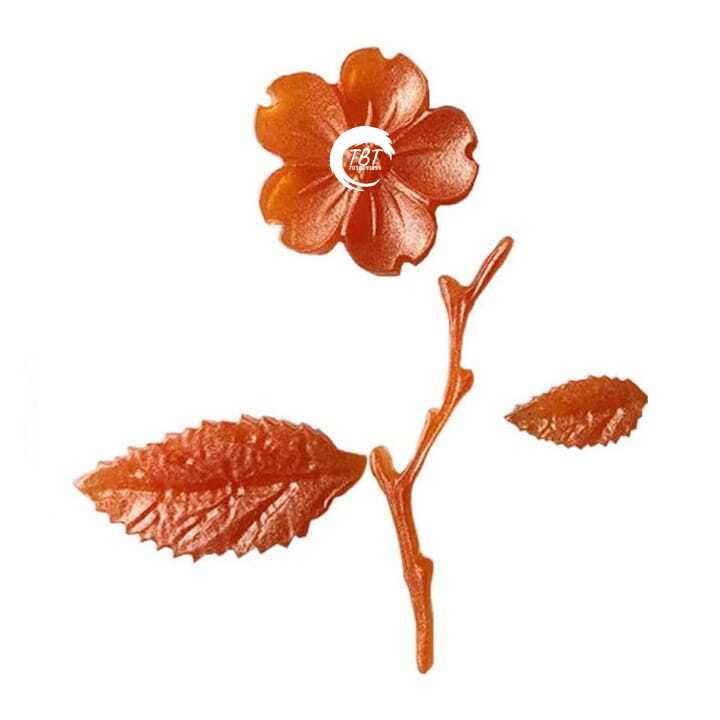 Cherry Blossom Flowers Leaf Silicone Fondant Mold