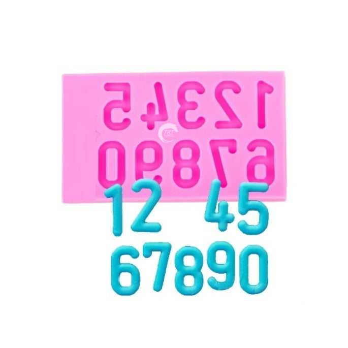 0-9 Numbers Silicone Fondant Mold