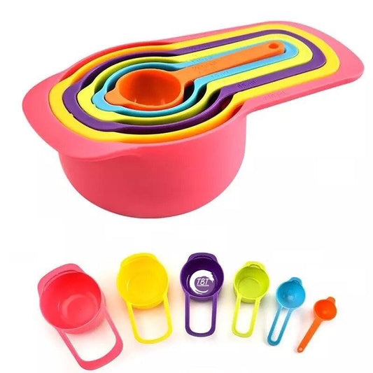 Measuring Cups and Spoons - Set of 6 Piece
