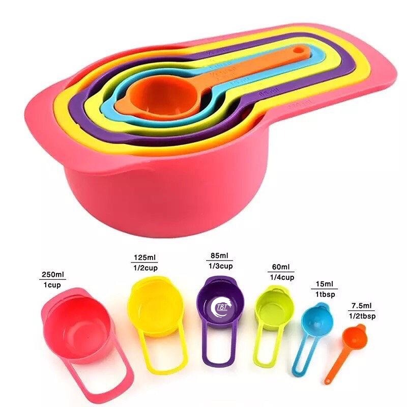 Measuring Cups and Spoons - Set of 6 Piece
