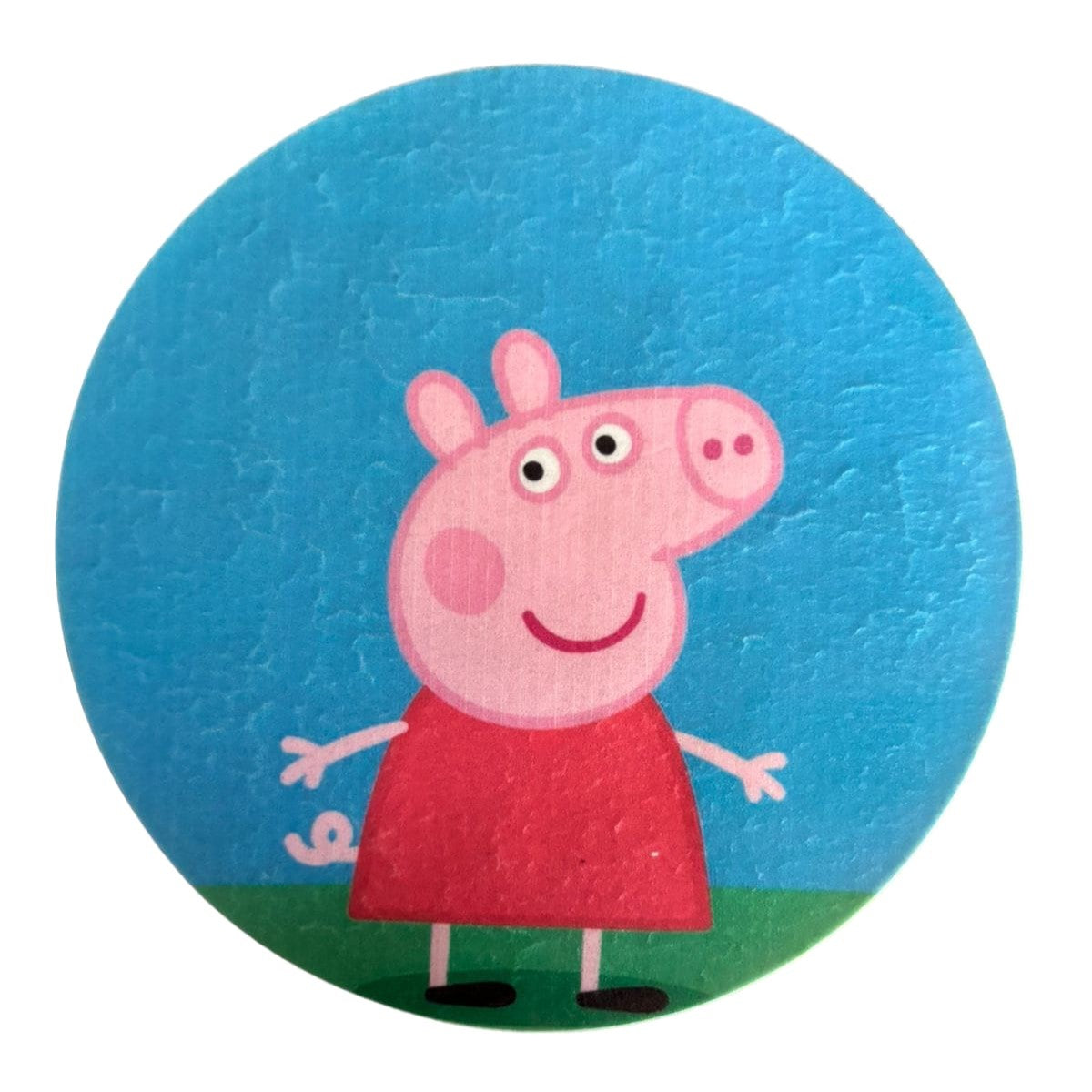 Peppa Pig Edible Round Precut Topper