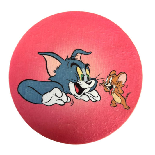 Tom And Jerry Edible Round Precut Topper
