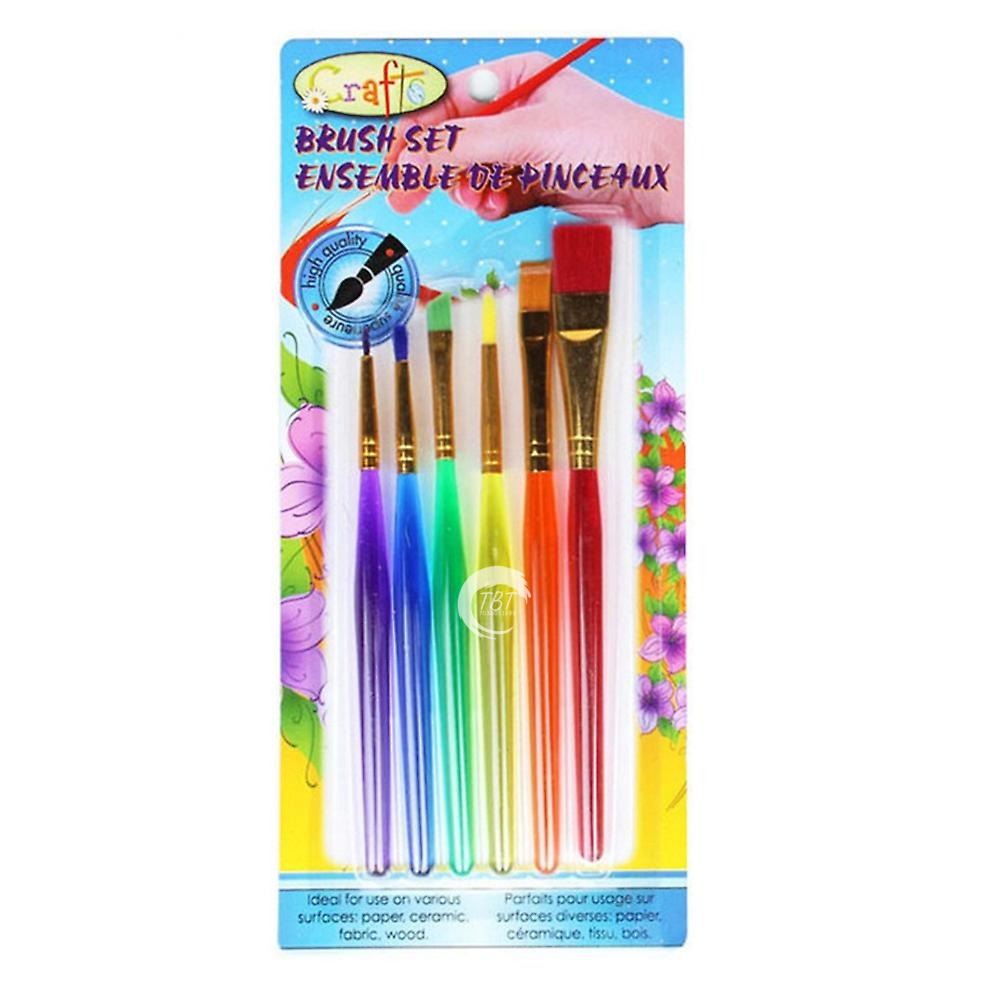 Paint Brush Set Of 6 Pcs