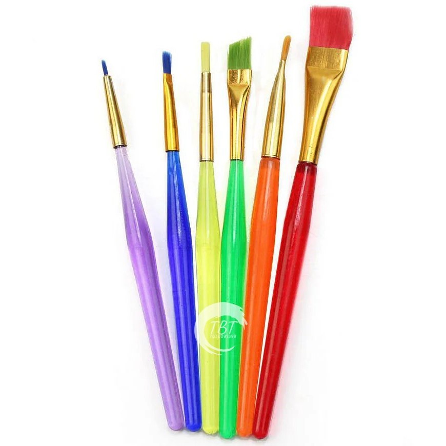 Paint Brush Set Of 6 Pcs