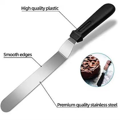 Stainless Steel Angular Palette Knife And Spatula - 6 Inch