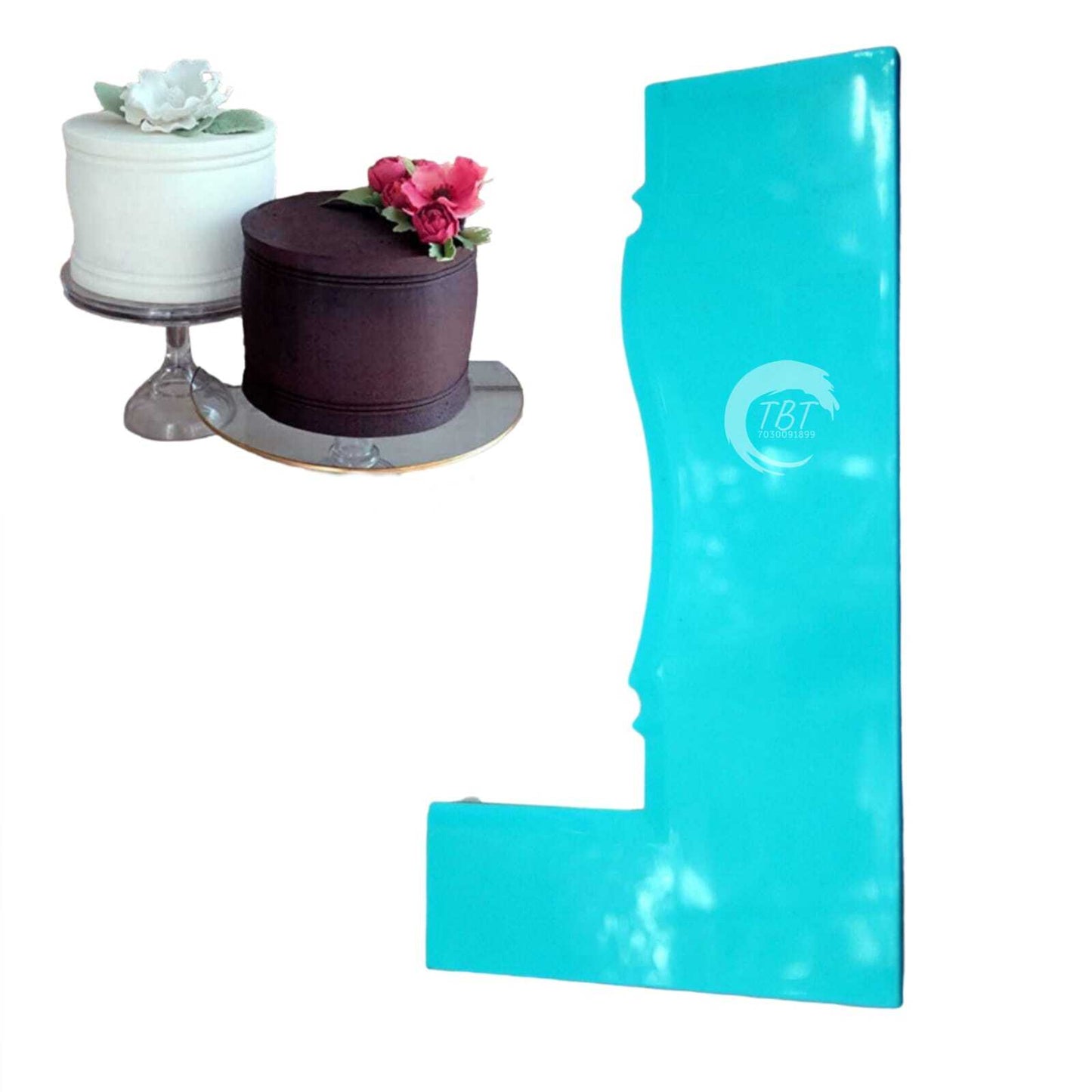Plastic Cake Cream Scraper #4