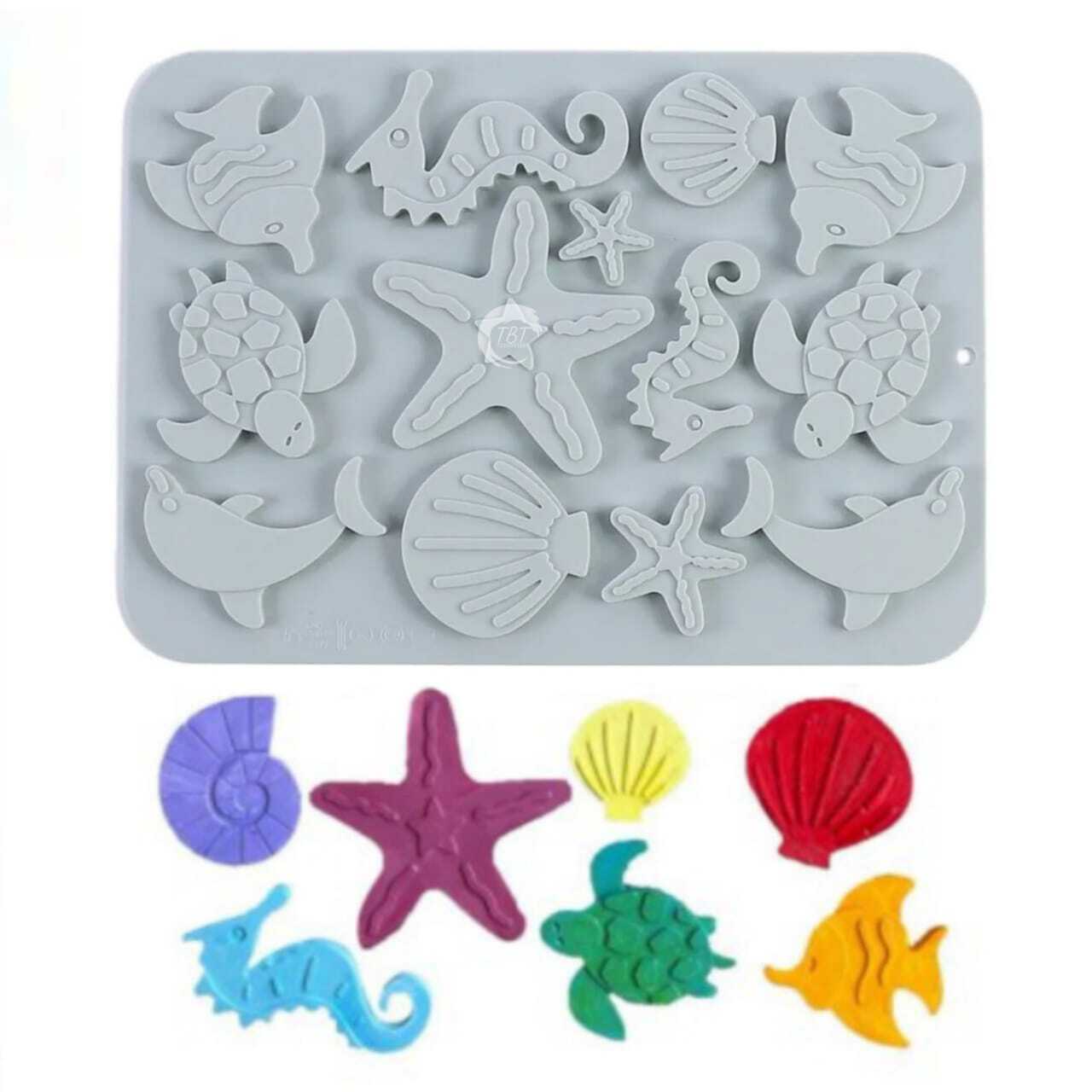 Sea Life Chocolate Silicone Mold