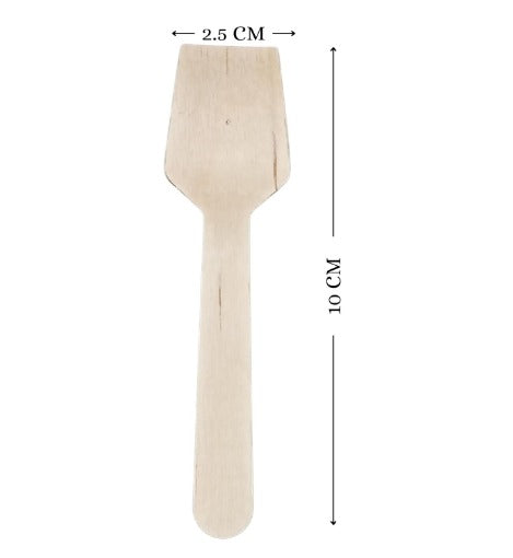 Wooden Spoon Square End [ Pack of 100 Pcs ]