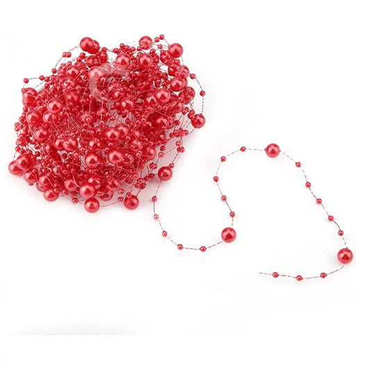 Red Pearl Bead Lase
