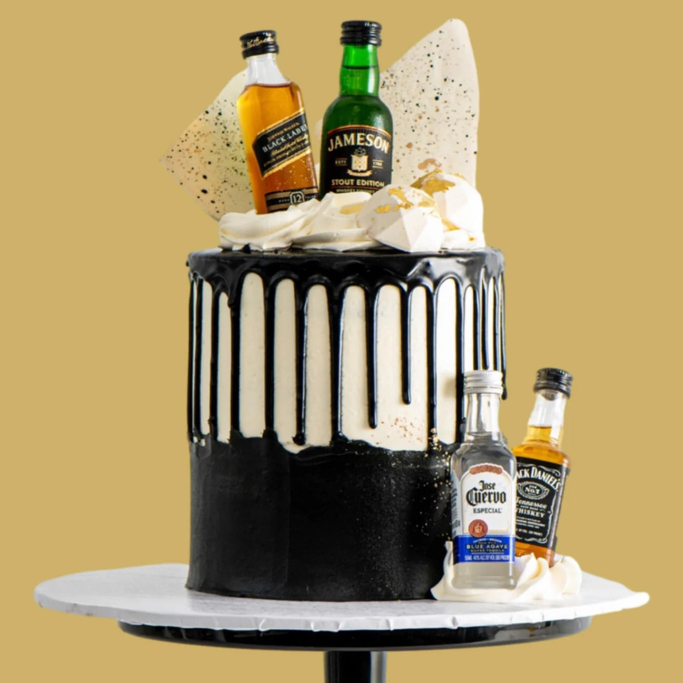 Jack Daniels Liquor Bottle Miniature Cake Toy