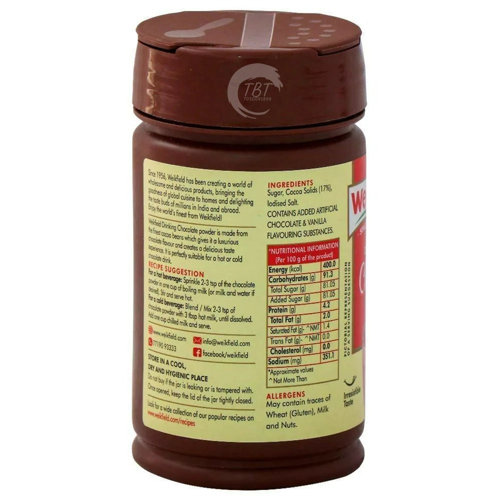Weikfield Drinking Chocolate Powder 100 Gm