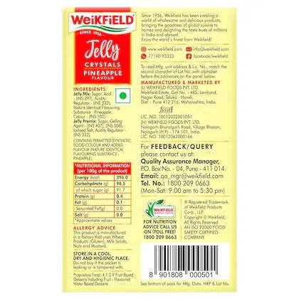 Weikfield Pinapple Jelly Crystal 90Gm