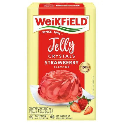 Weikfield Strawberry Jelly Crystal Mix 90Gm