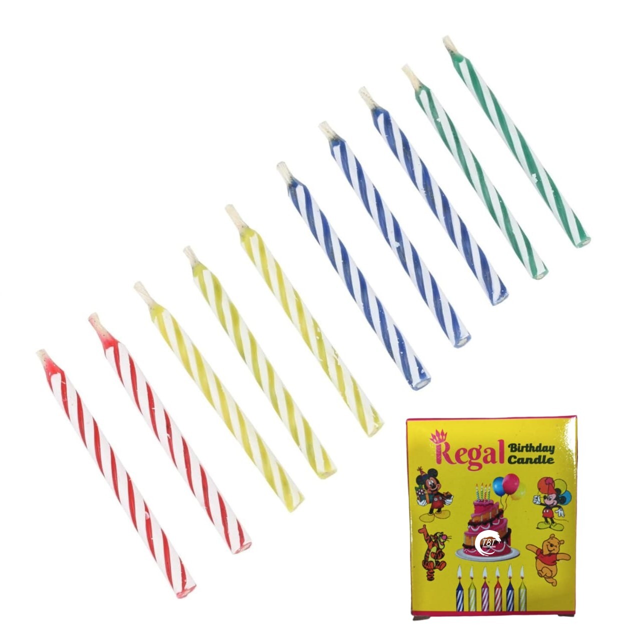 Regal Small Birthday Candle [ Pack Of 12 Pcs ]
