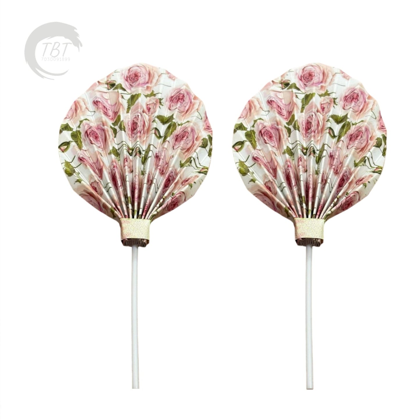 Paper Palm Leaf Cake Topper #8 (Set of 2)