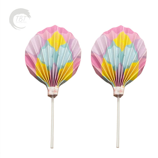 Paper Palm Leaf Cake Topper #7 (Set of 2)