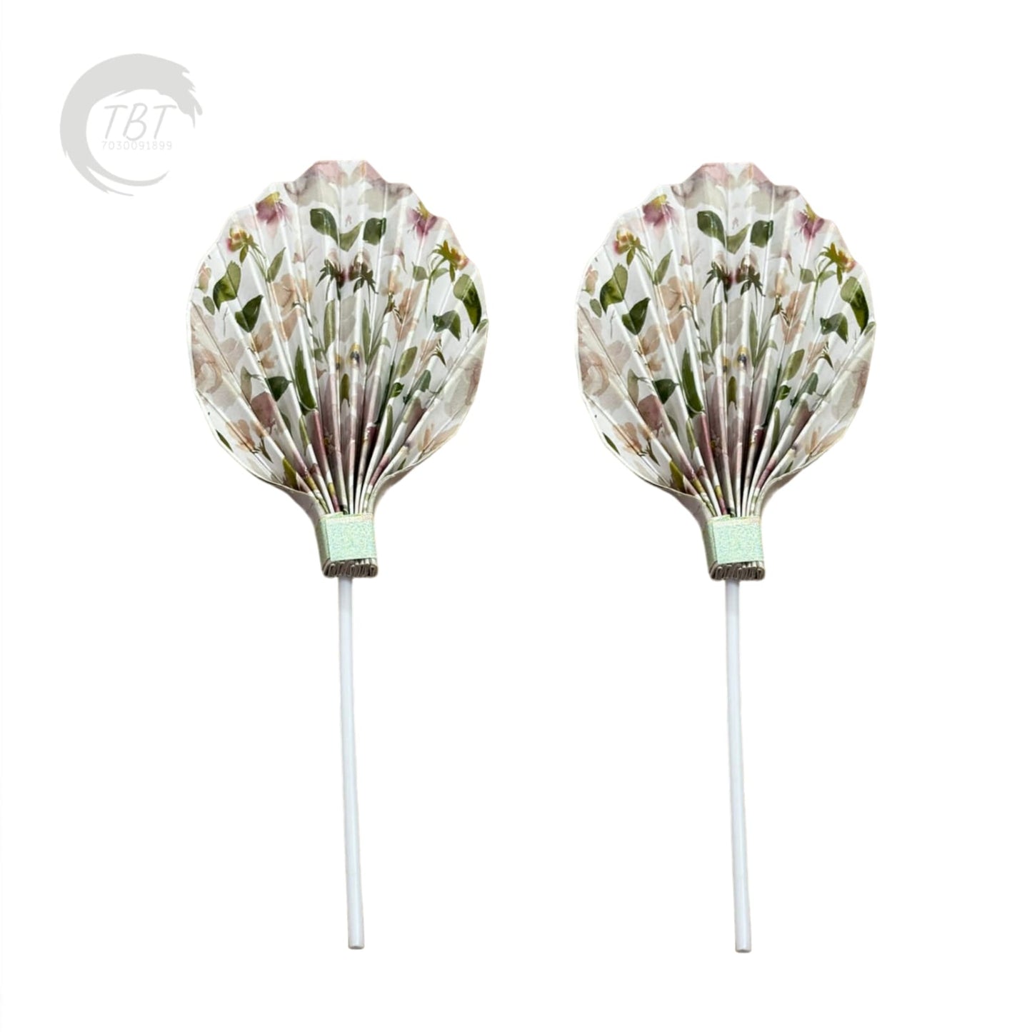 Paper Palm Leaf Cake Topper #11 (Set of 2)