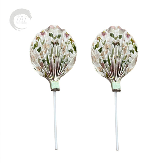Paper Palm Leaf Cake Topper #11 (Set of 2)