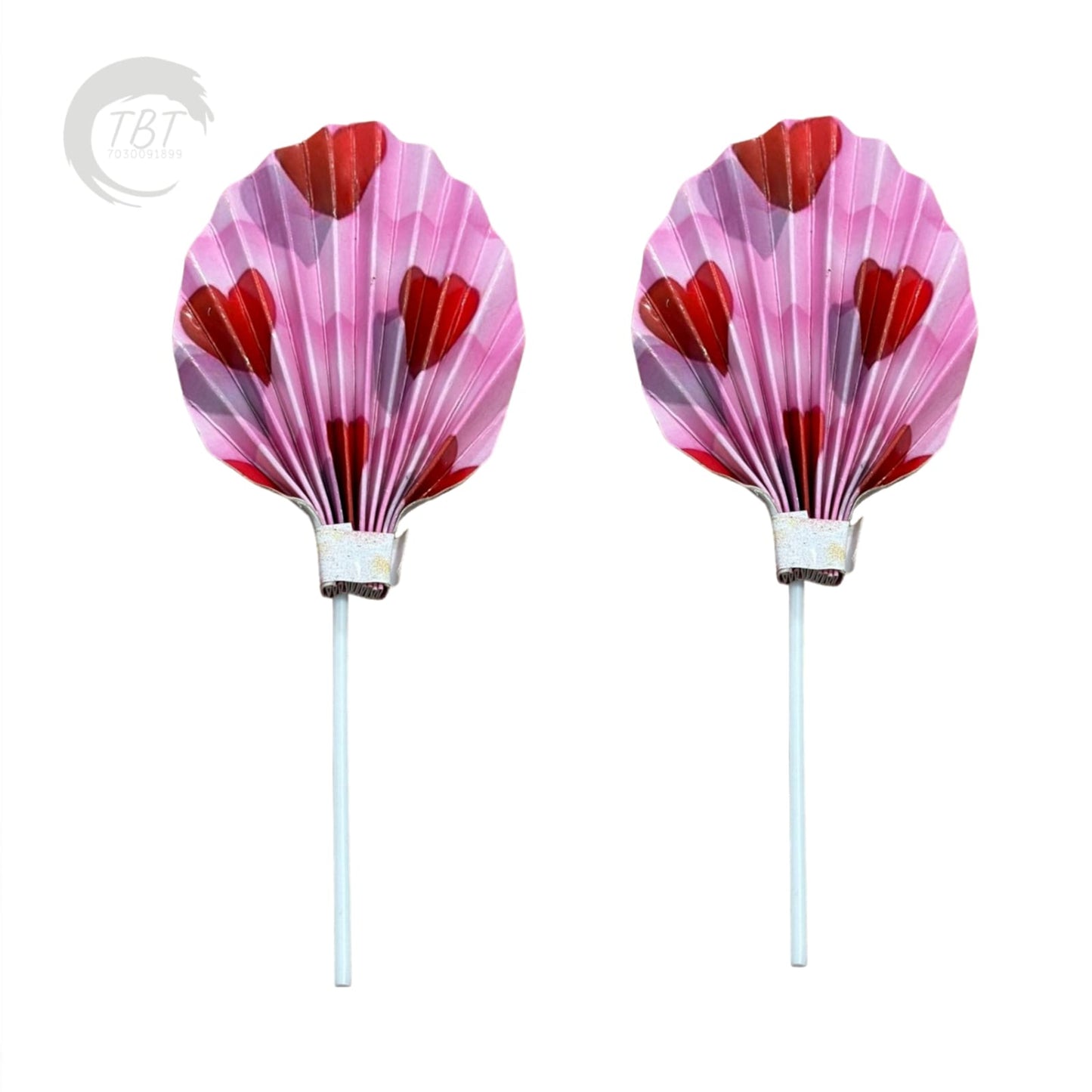 Paper Palm Leaf Cake Topper #13 (Set of 2)