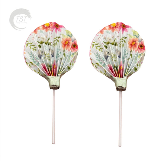 Paper Palm Leaf Cake Topper #16 (Set of 2)
