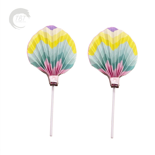 Paper Palm Leaf Cake Topper #15 (Set of 2)