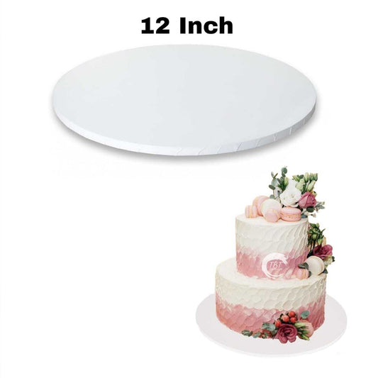 Round White Drum Board/Cake Drum Base 12 Inch
