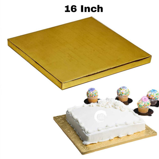 Square Golden Drum Board/Cake Drum Base 16 Inch