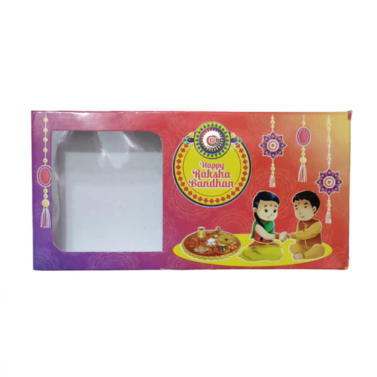 Happy Raksha Bandhan 8 Cavity Chocolate Box #2 [ Without Cavity ]