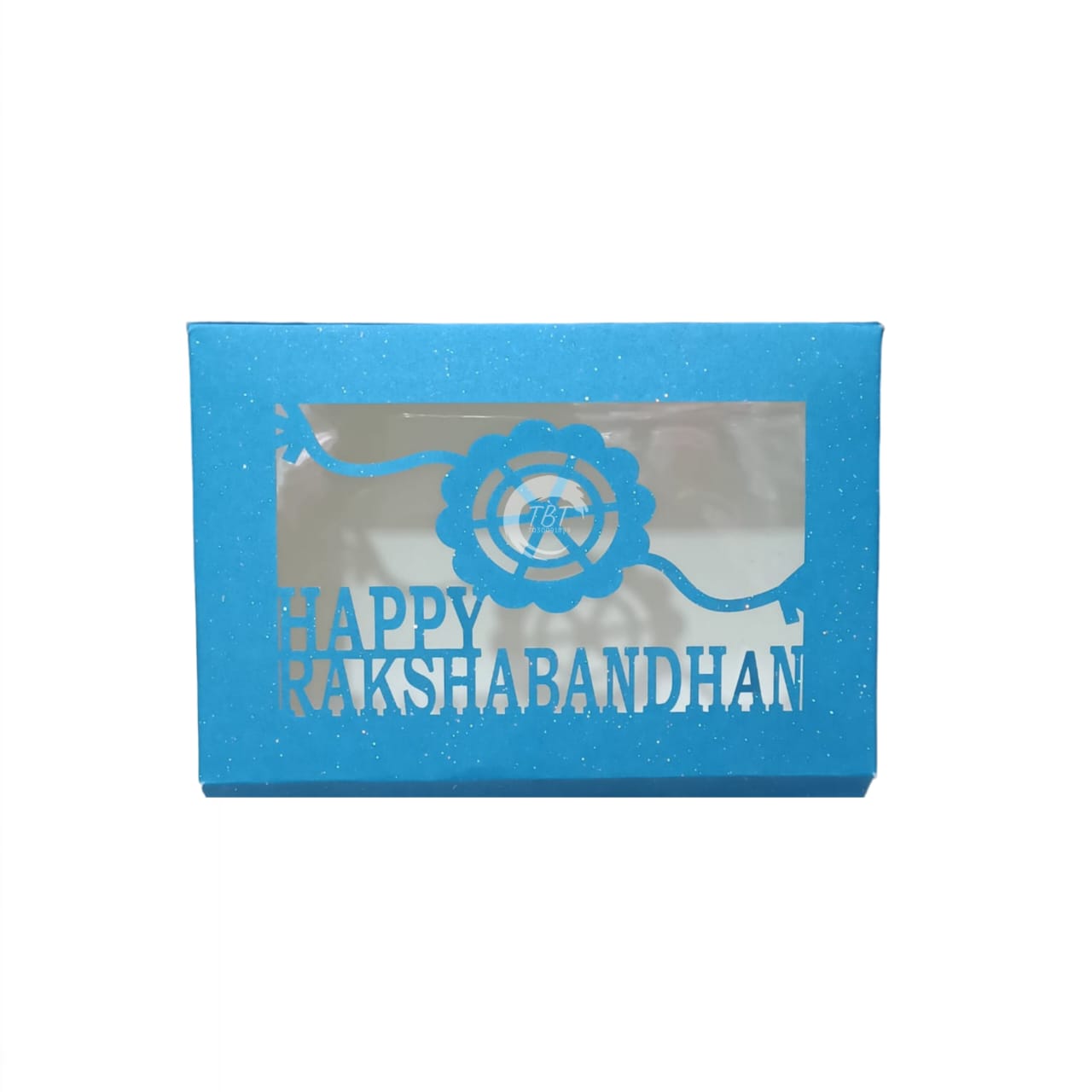 Happy Raksha Bandhan 6 Cavity Chocolate Box [ Without Cavity ]