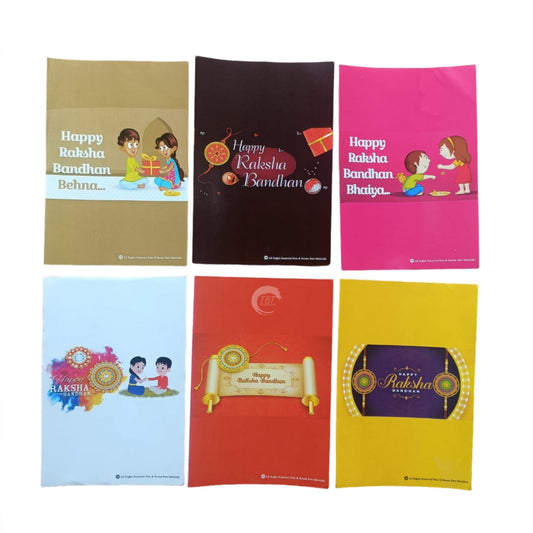 Happy Raksha Bandhan Chocolate Big Bar Sticker 1 Piece