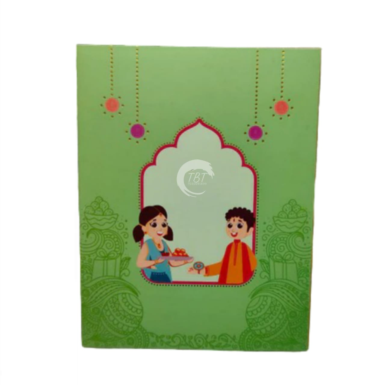 Raksha Bandhan Book Case Box [Green]