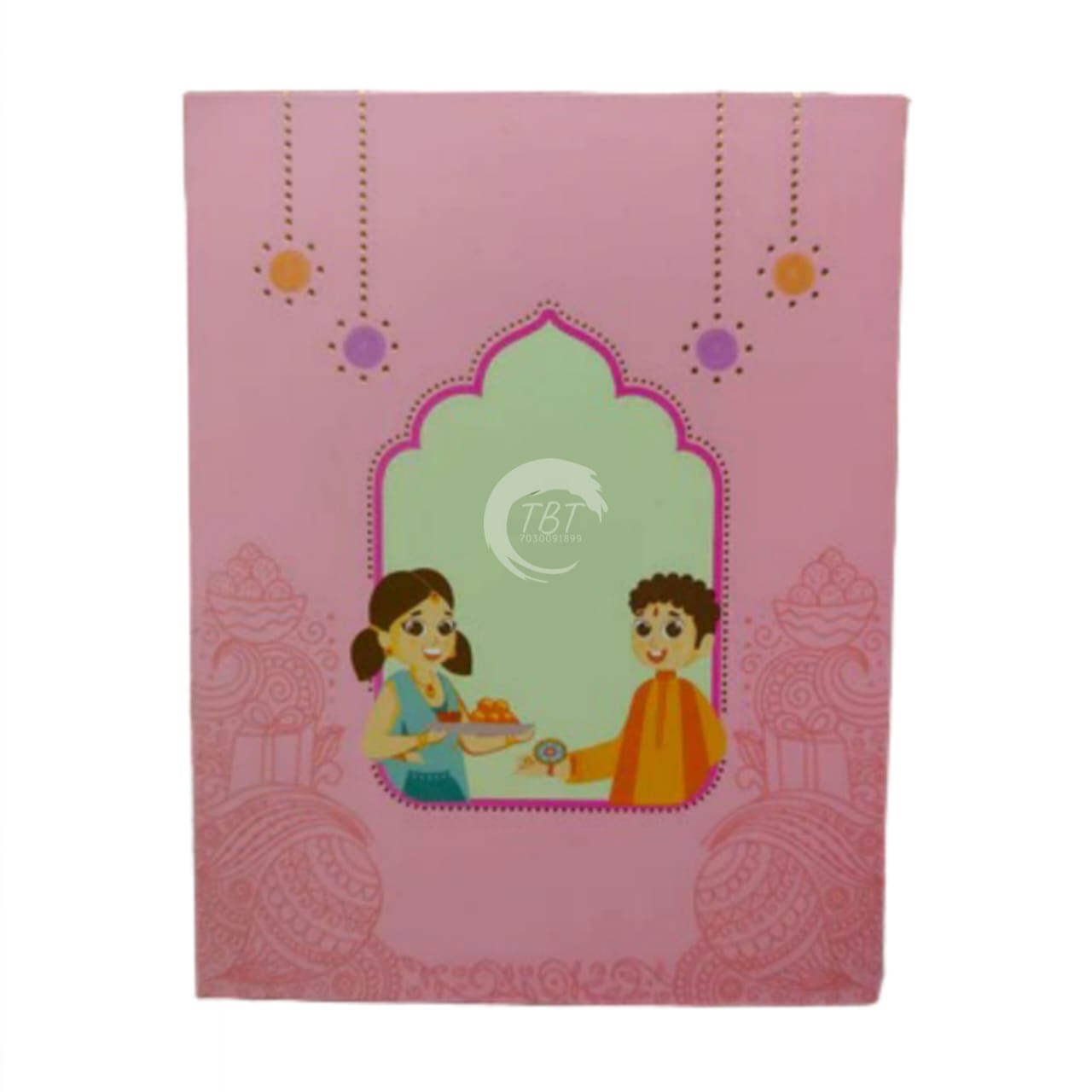 Raksha Bandhan Book Case Box [Pink]