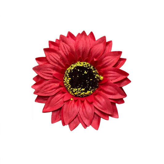 Red Artificial Sunflower