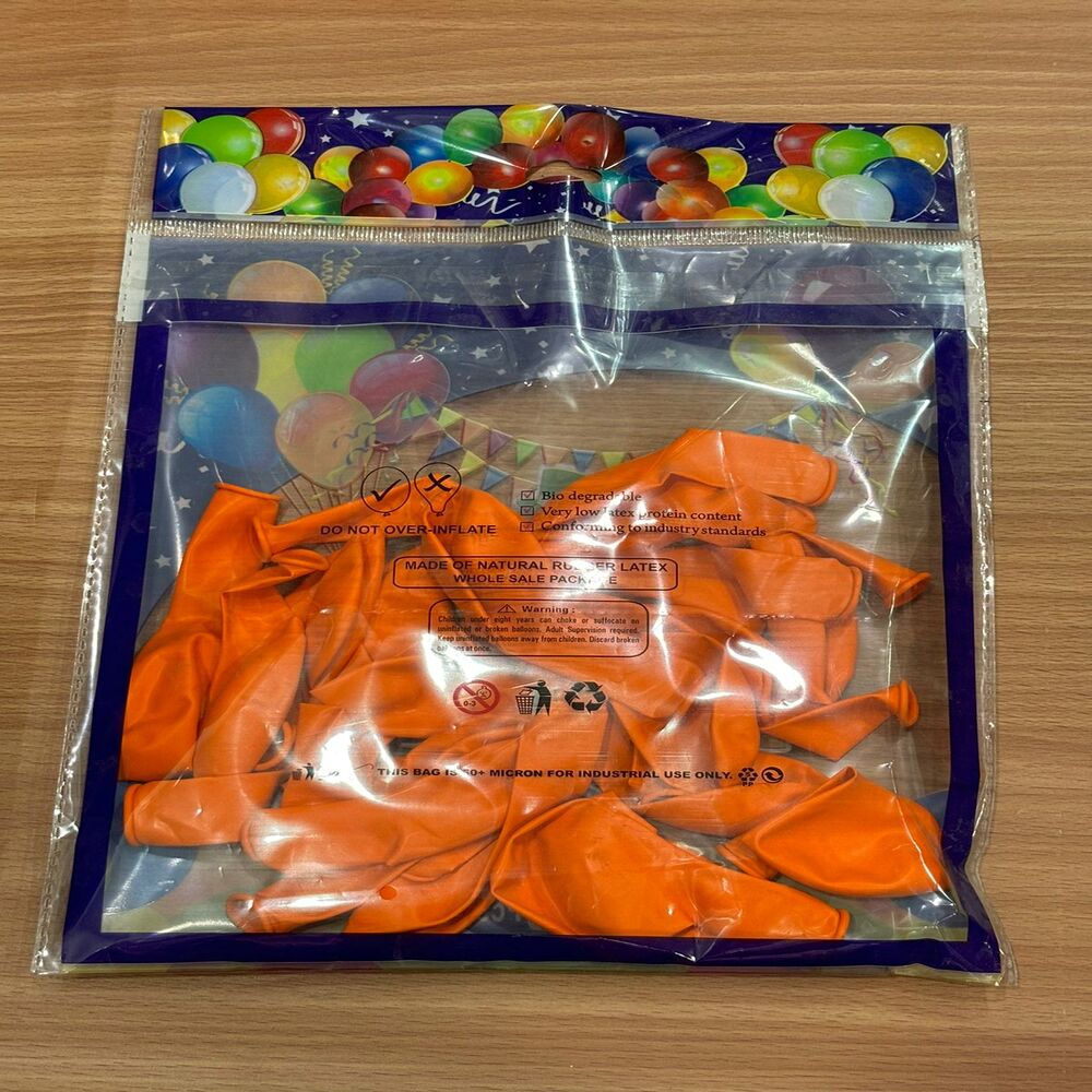 Metallic Balloon Packet (Orange)