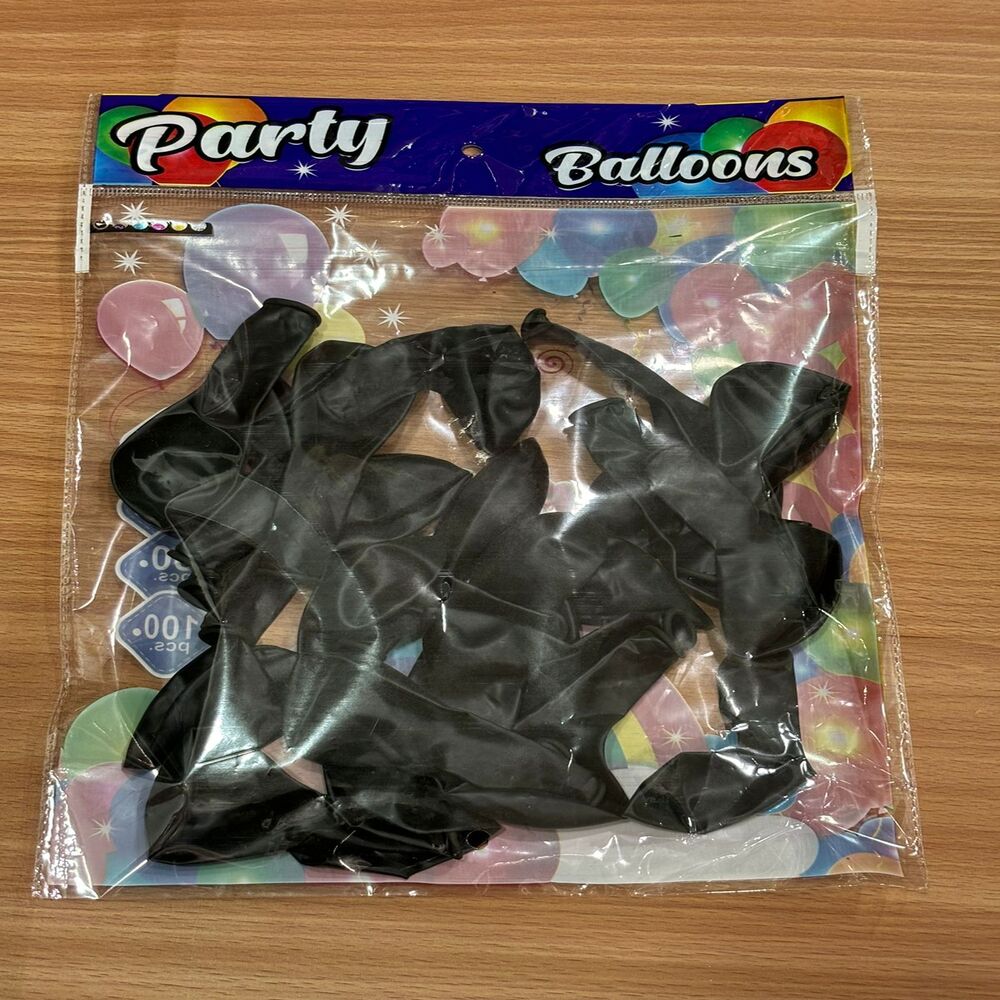 Metallic Balloon Packet (Black)