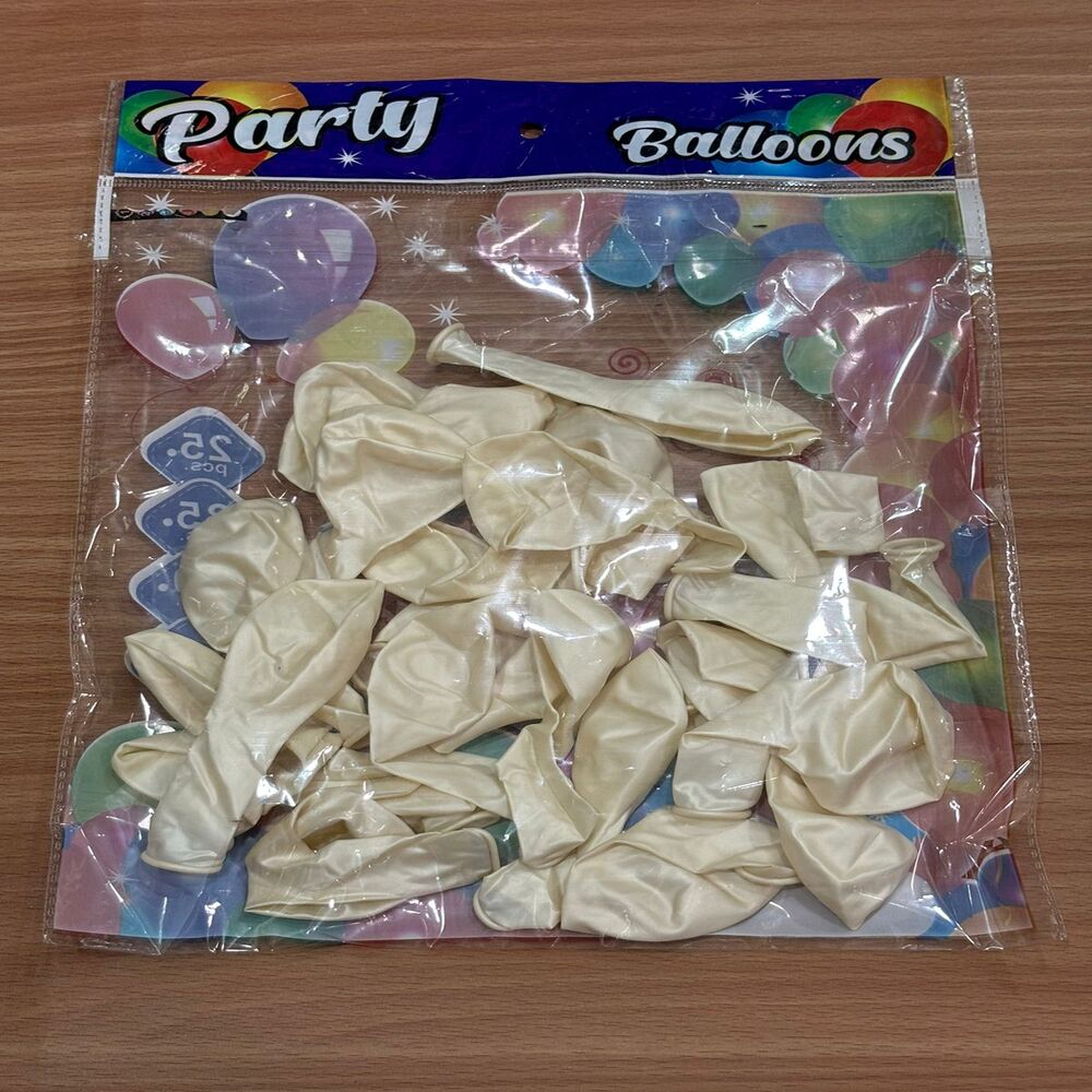 Metallic Balloon Packet (White)