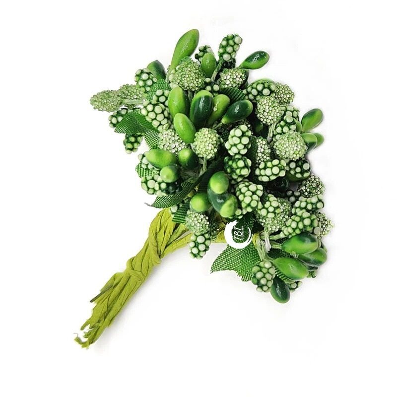 Artificial Pollen Flower Green