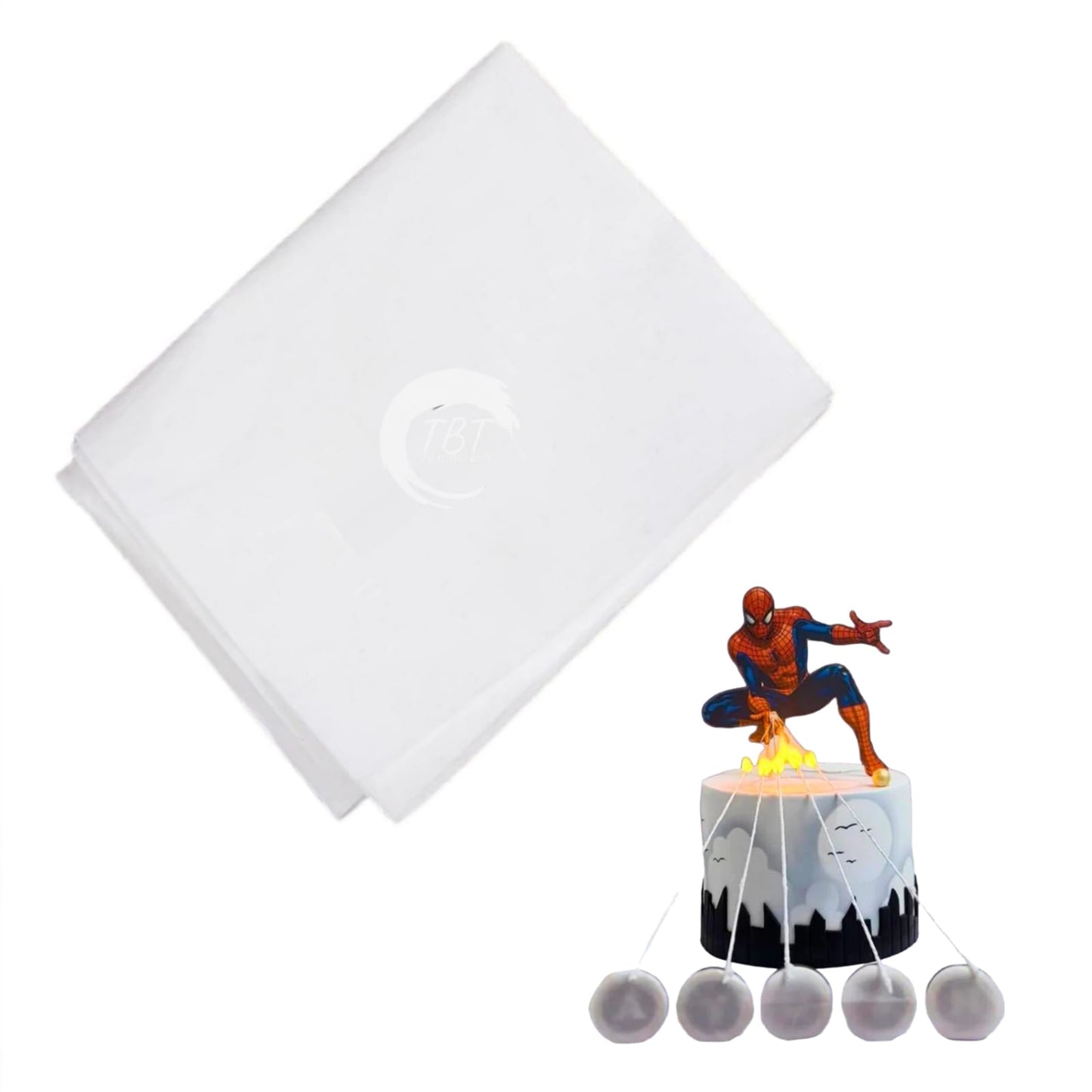 Fire Paper Cake Decoration Paper Sheet