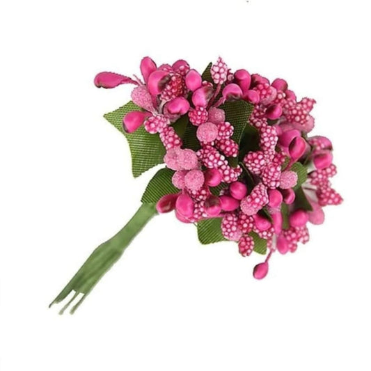 Artificial Pollen Flower Purple