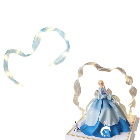 LED Hoop Light Ribbon Cake Topper