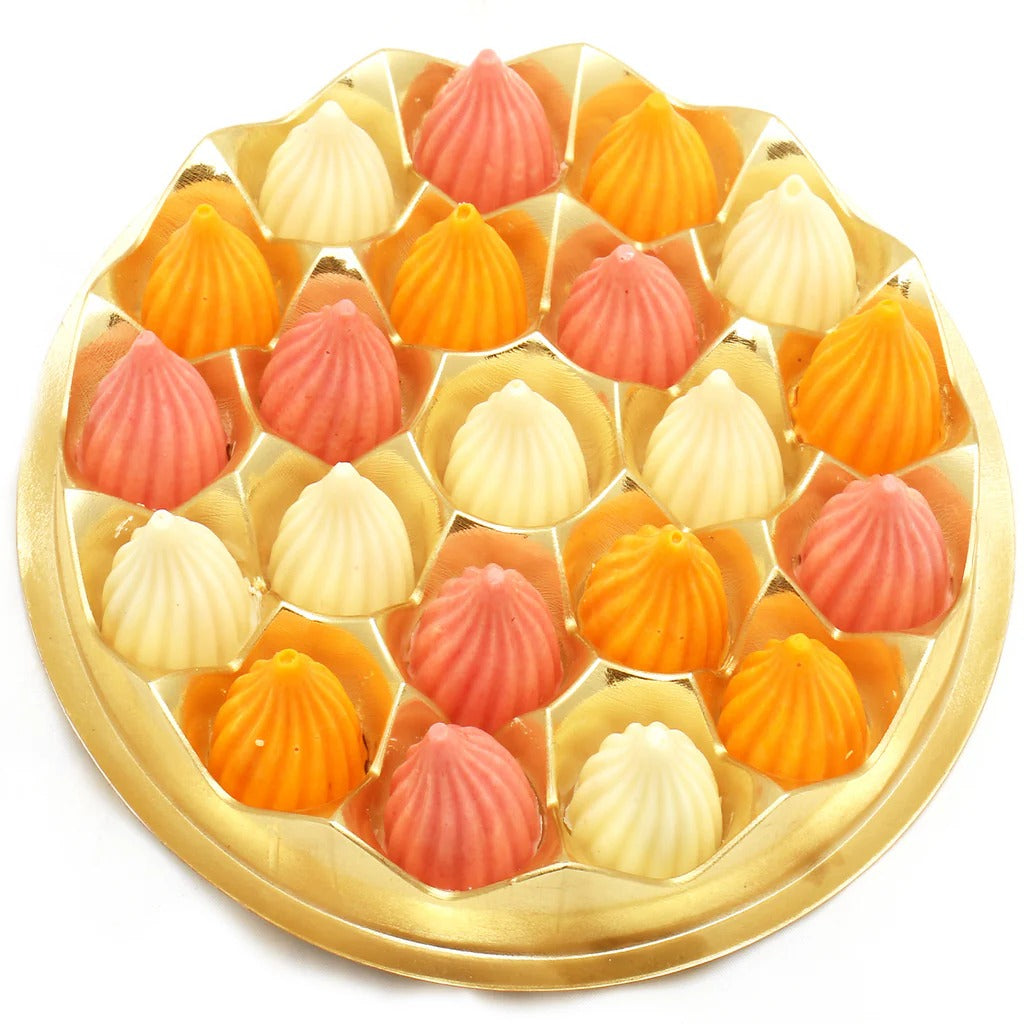 21 Cavity Modak Packing Round Shape Modak PVC Box