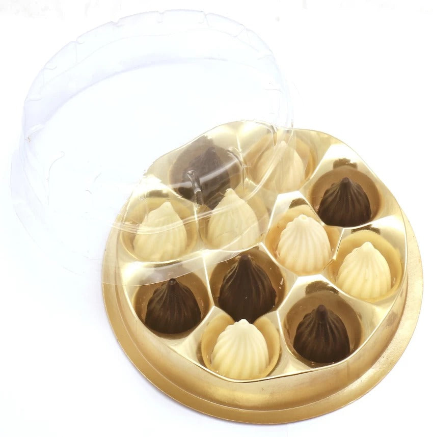 11 Cavity Modak Packing Round Shape Modak PVC Box