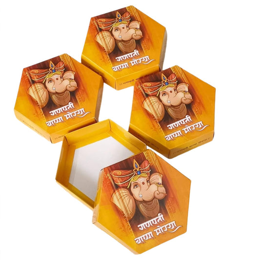 Ganesh Chaturthi Modak And Mithai Packing Paper Box