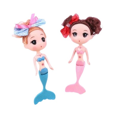 Mermaid Doll Cake Decorating Toy - 1 Piece