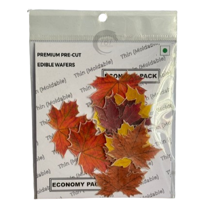 Maple Leaves Edible Pre-Cut Wafer Paper