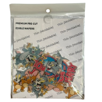 Tom And Jerry Edible Pre-Cut Wafer Paper