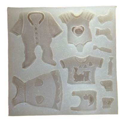 Baby Clothes Silicone Fondant Mold