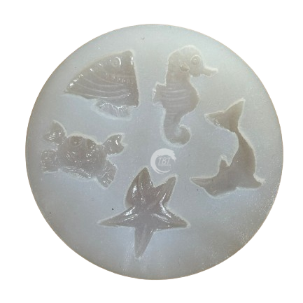 Ocean Sea Creatures Silicone Fondant Mold