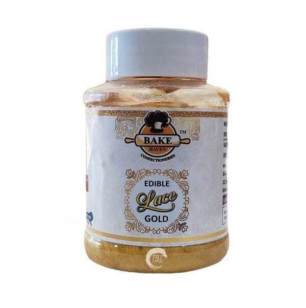 Bake Haven Edible Lace - Gold 150 GM